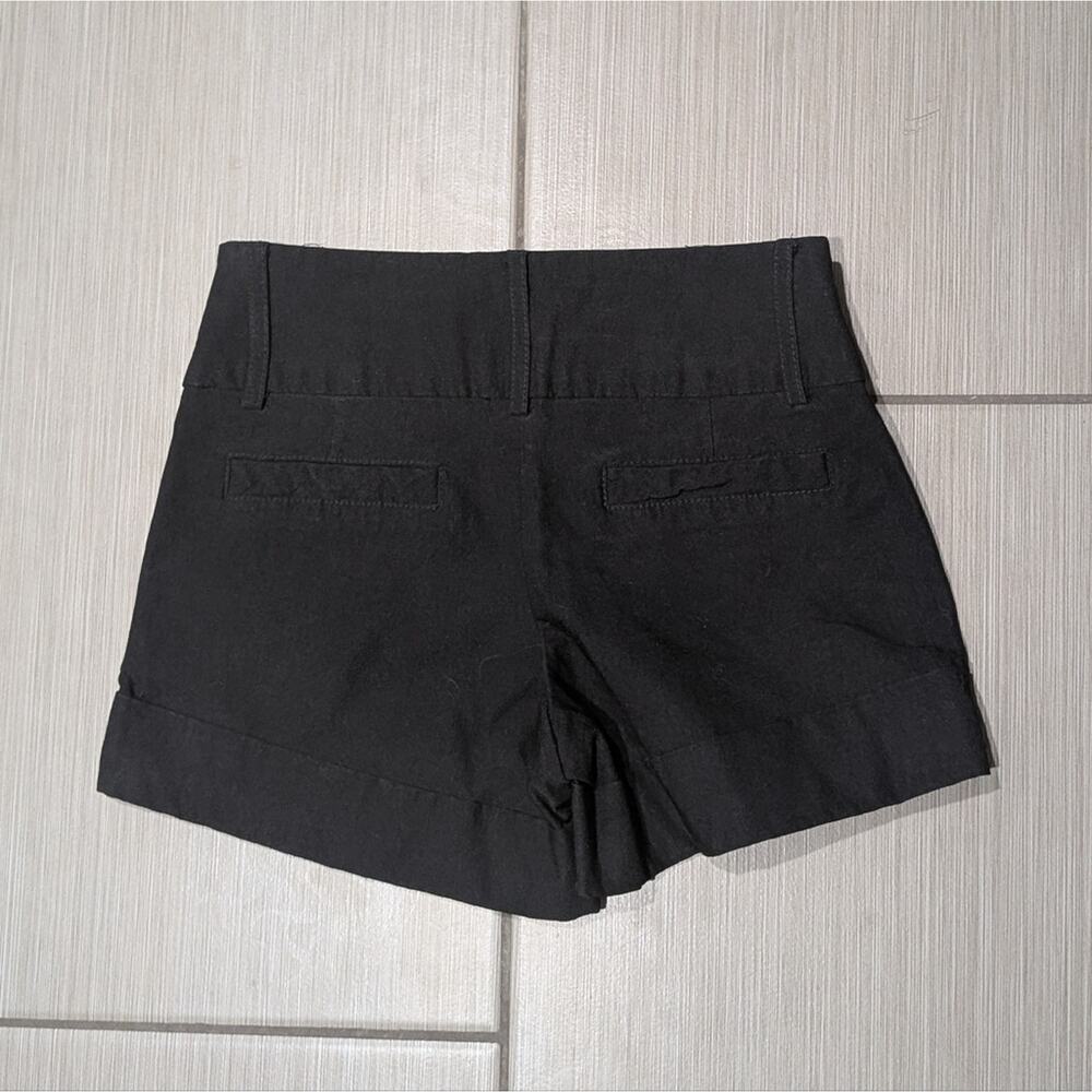 bebe Black High-Waist Shorts - Picture 3 of 4